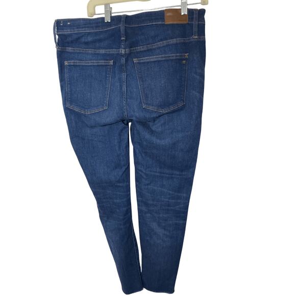 Madewell 9" Mid-Rise Skinny Jeans In Larkspur Wash TENCEL Denim Edition F8990 - Picture 3 of 7